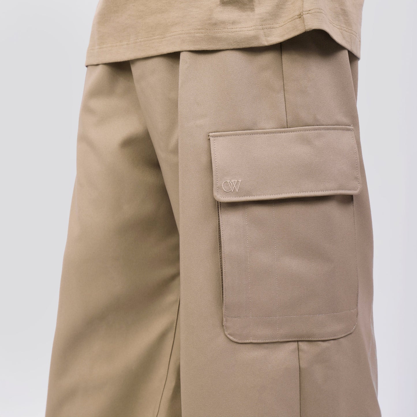 Pantalón Cargo Beige Off-White Cargo