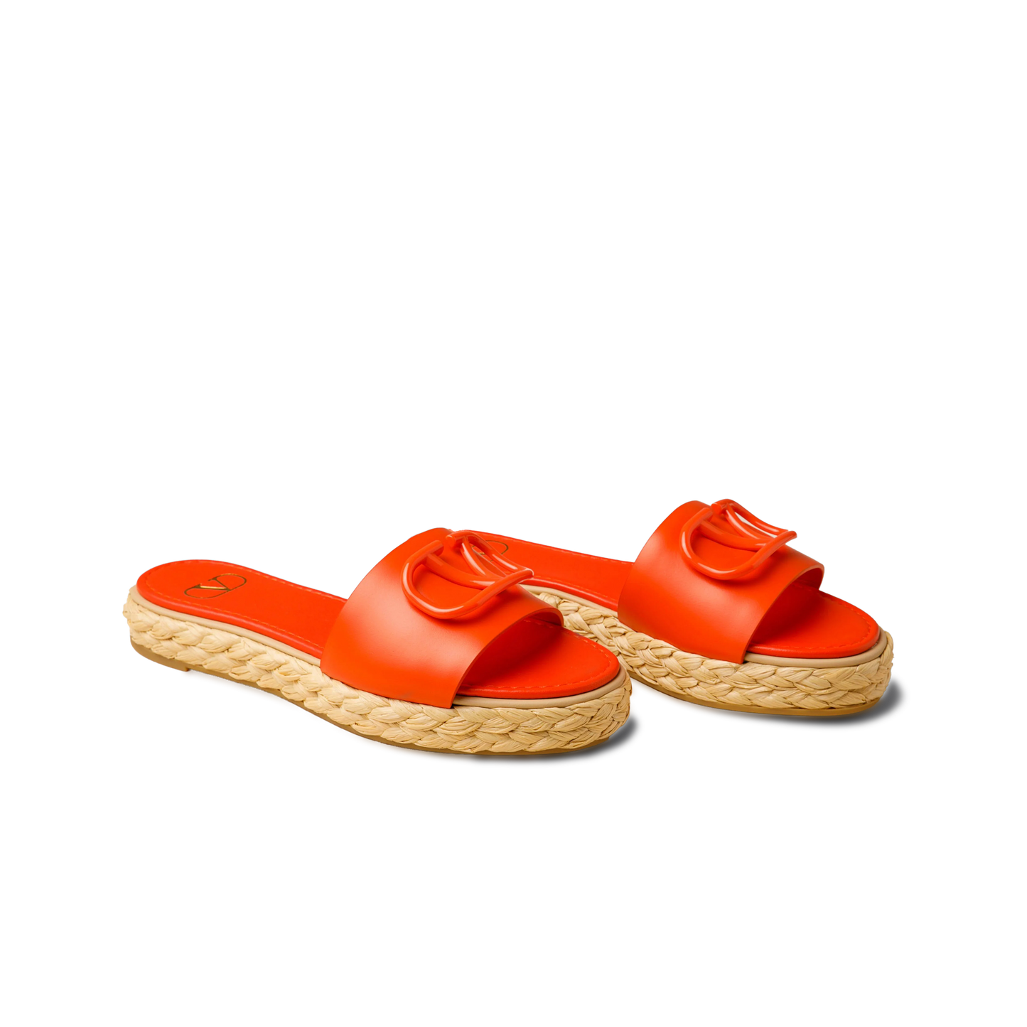 Sandalias Naranja Valentino Vlogon Sign
