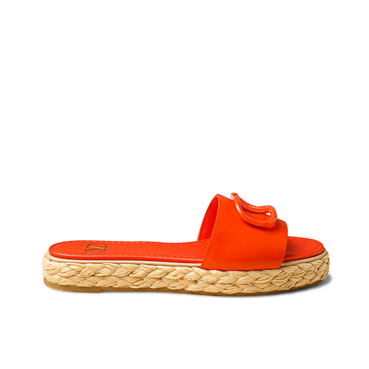 Sandalias Naranja Valentino Vlogon Sign