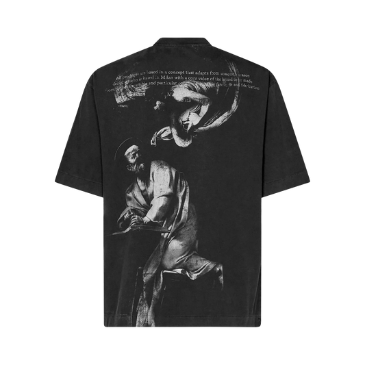 Camiseta Negra Off-White S.Matthew