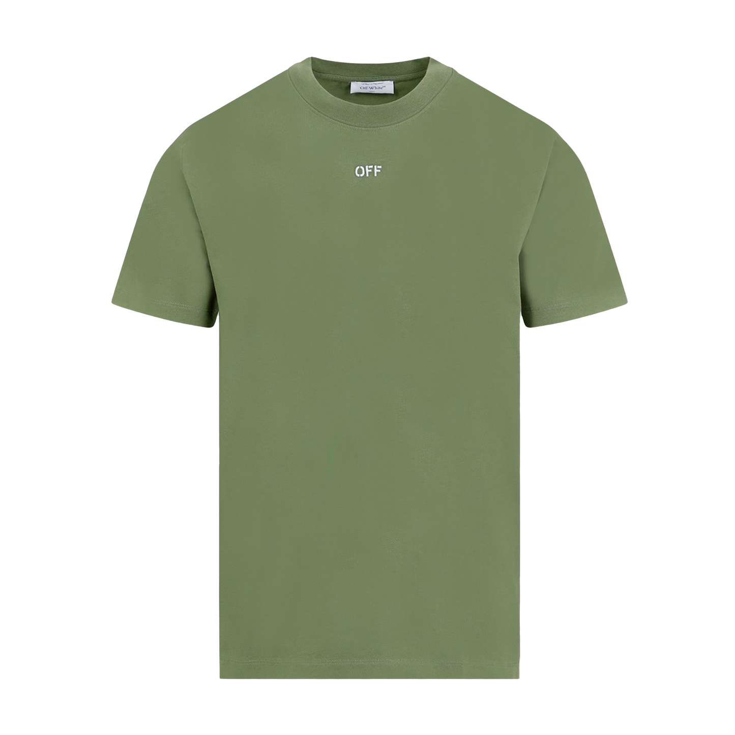 Camiseta Verde Off-White Stitch Arrow