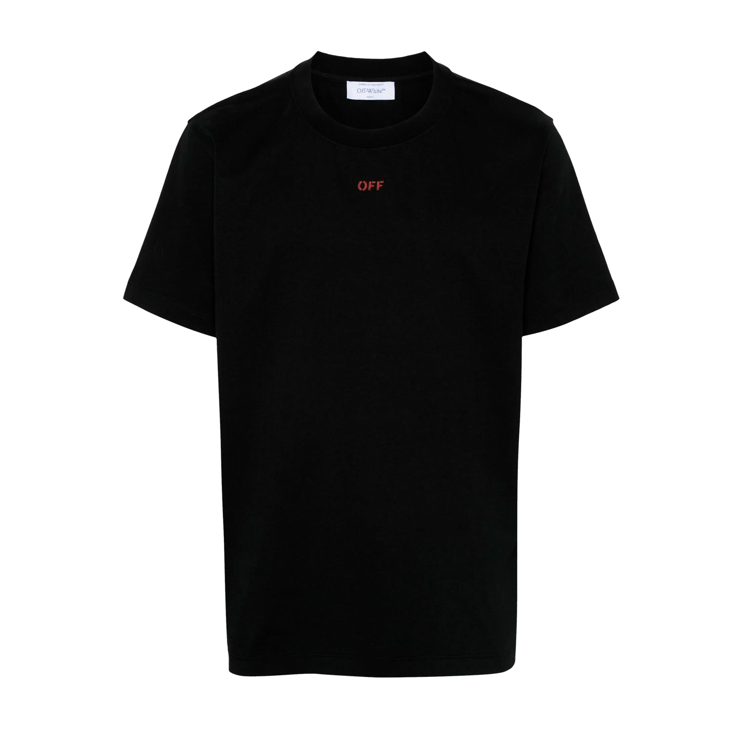 Camiseta Negra Rojo Off-White Off Stamp