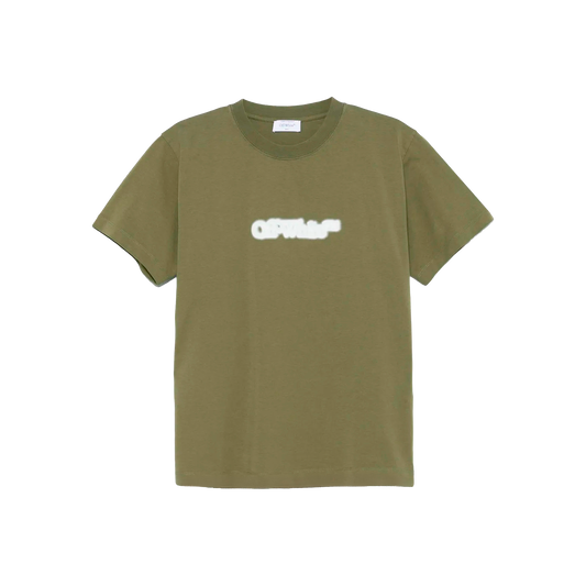 Camiseta Verde Off-White Spray Arrow