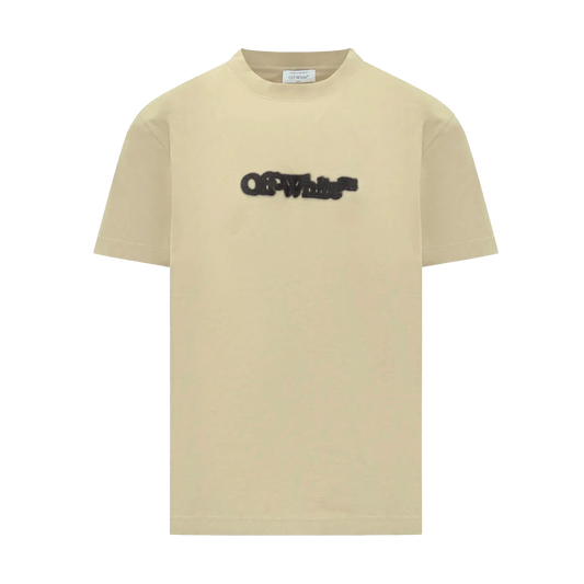 Camiseta Beige Off White Spray Arrow