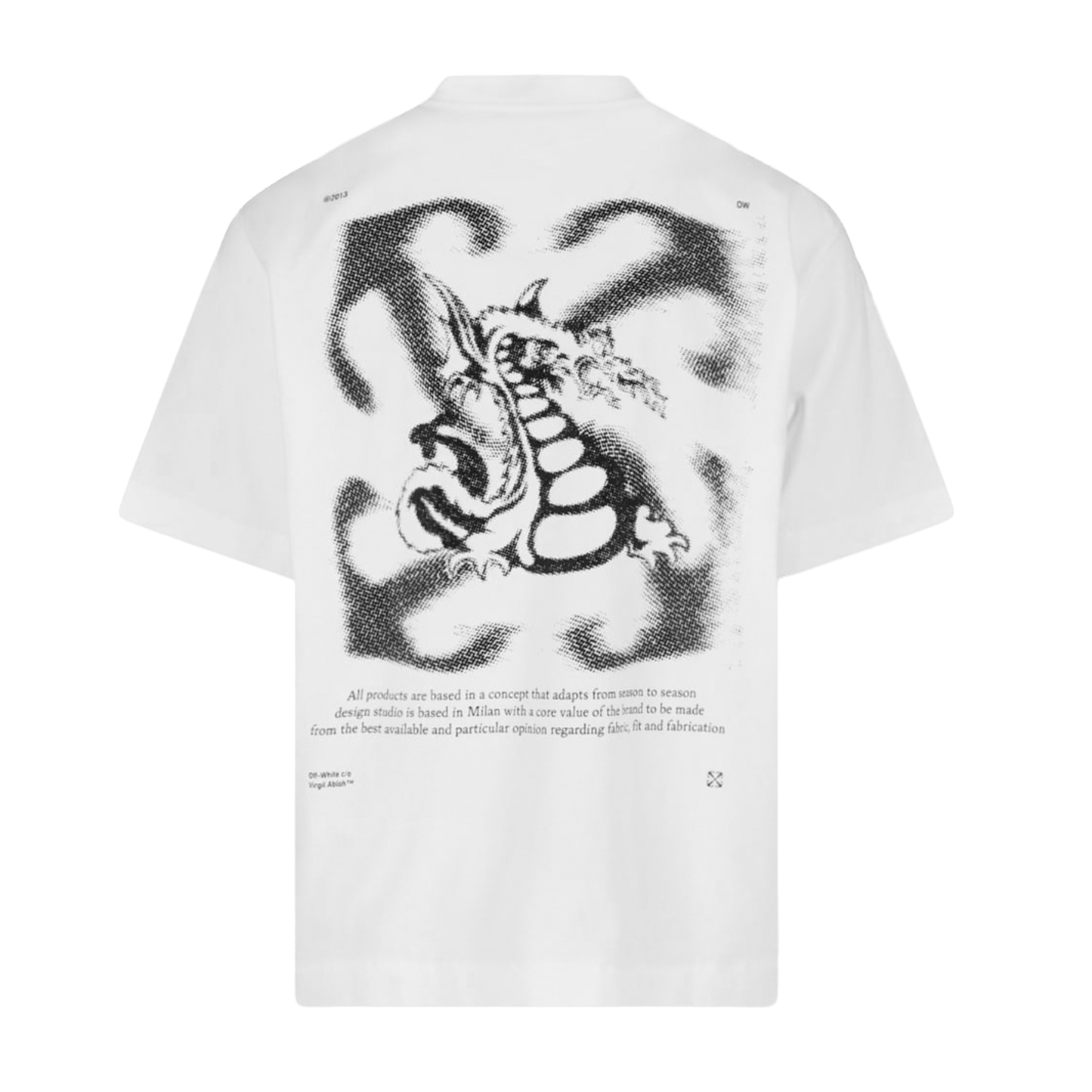 Camiseta Blanca Off-White Dragon Arrow