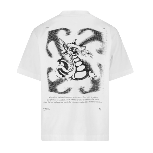 Camiseta Blanca Off-White Dragon Arrow
