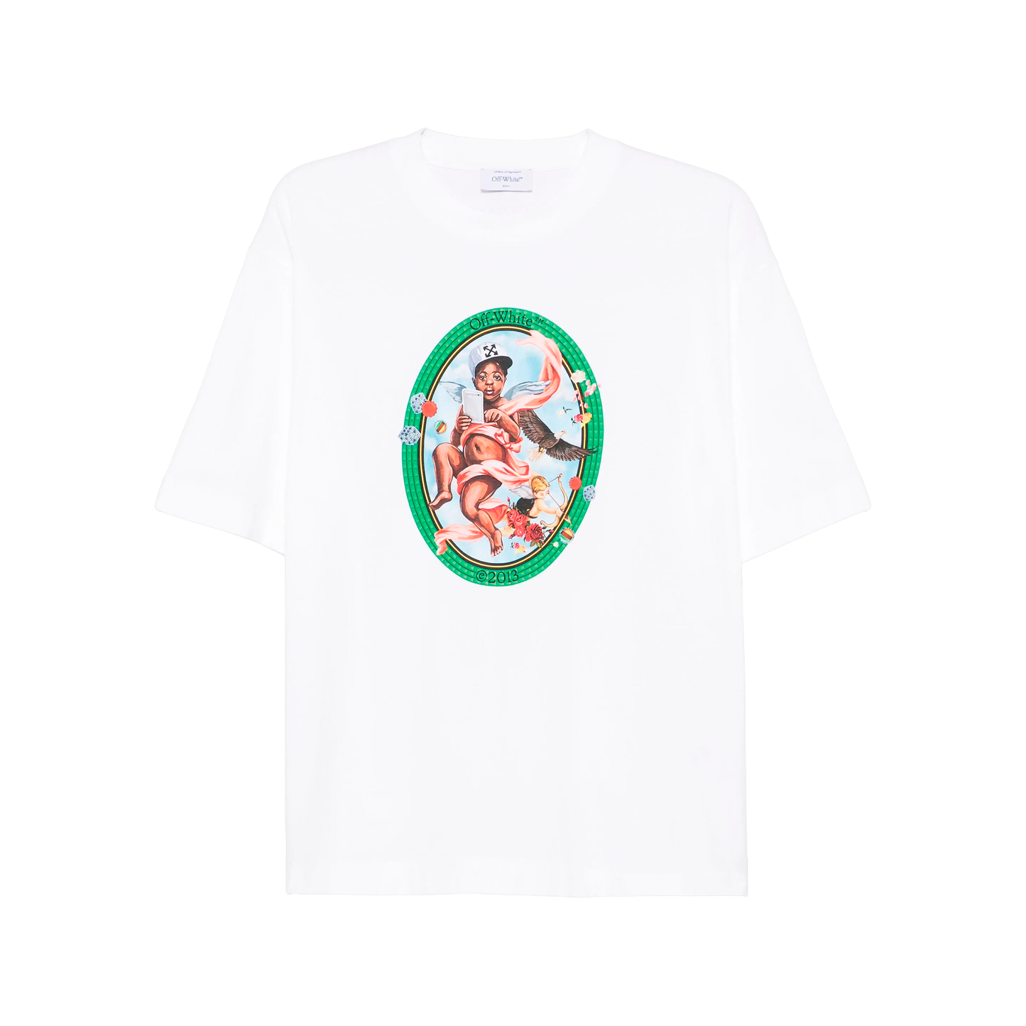 Camiseta Blanca Off-White Fresco Oval
