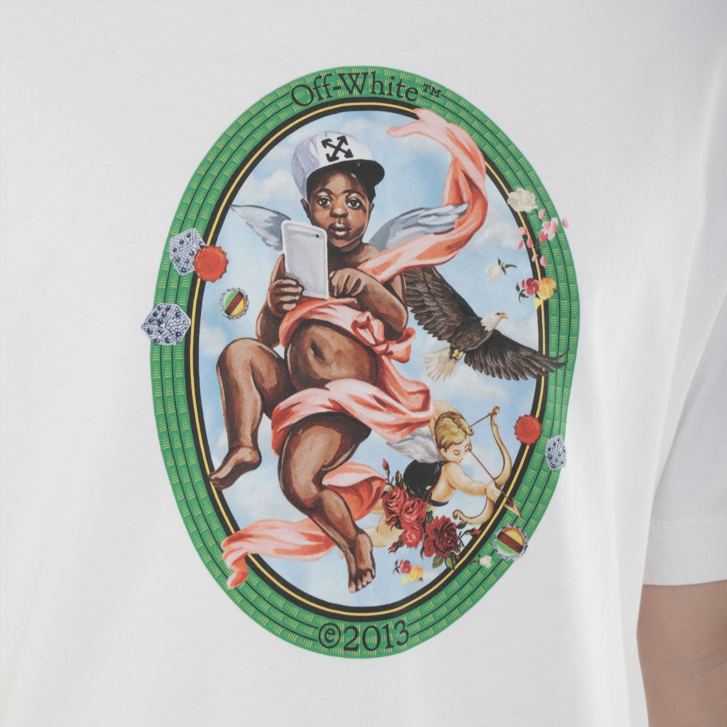 Camiseta Blanca Off-White Fresco Oval