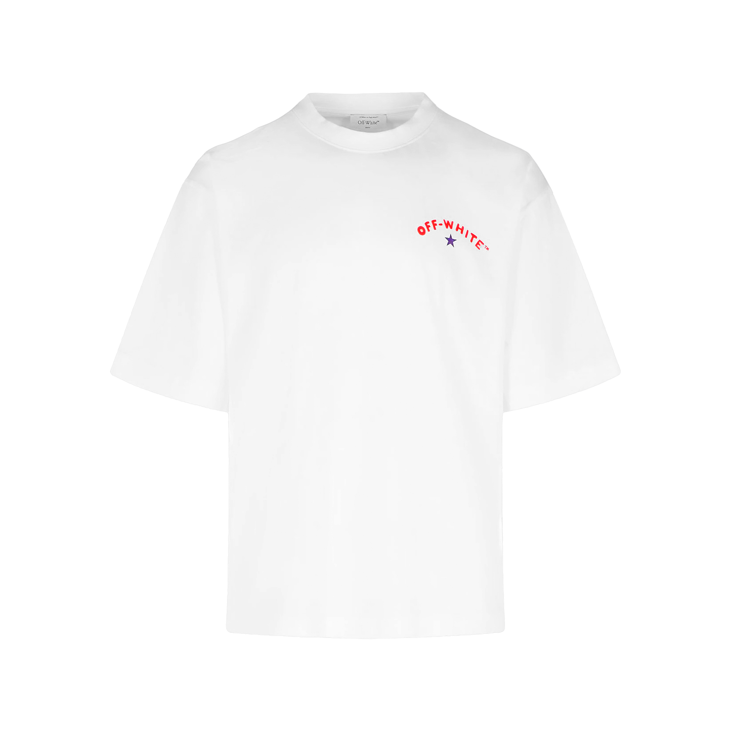 Camiseta Blanca Off-White Star Arrow Skate