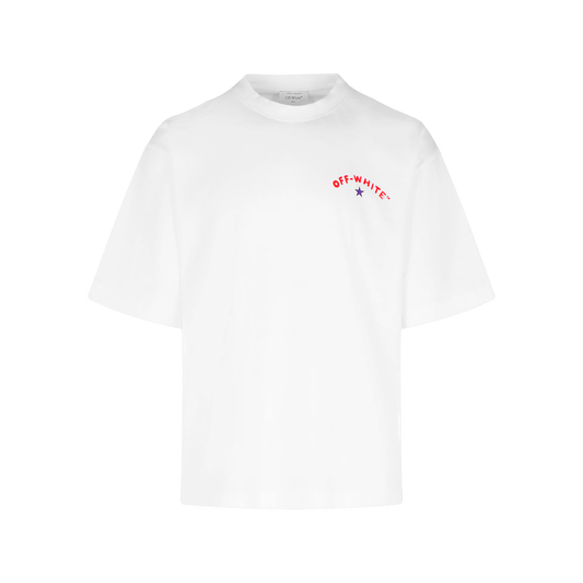 Camiseta Blanca Off-White Star Arrow Skate
