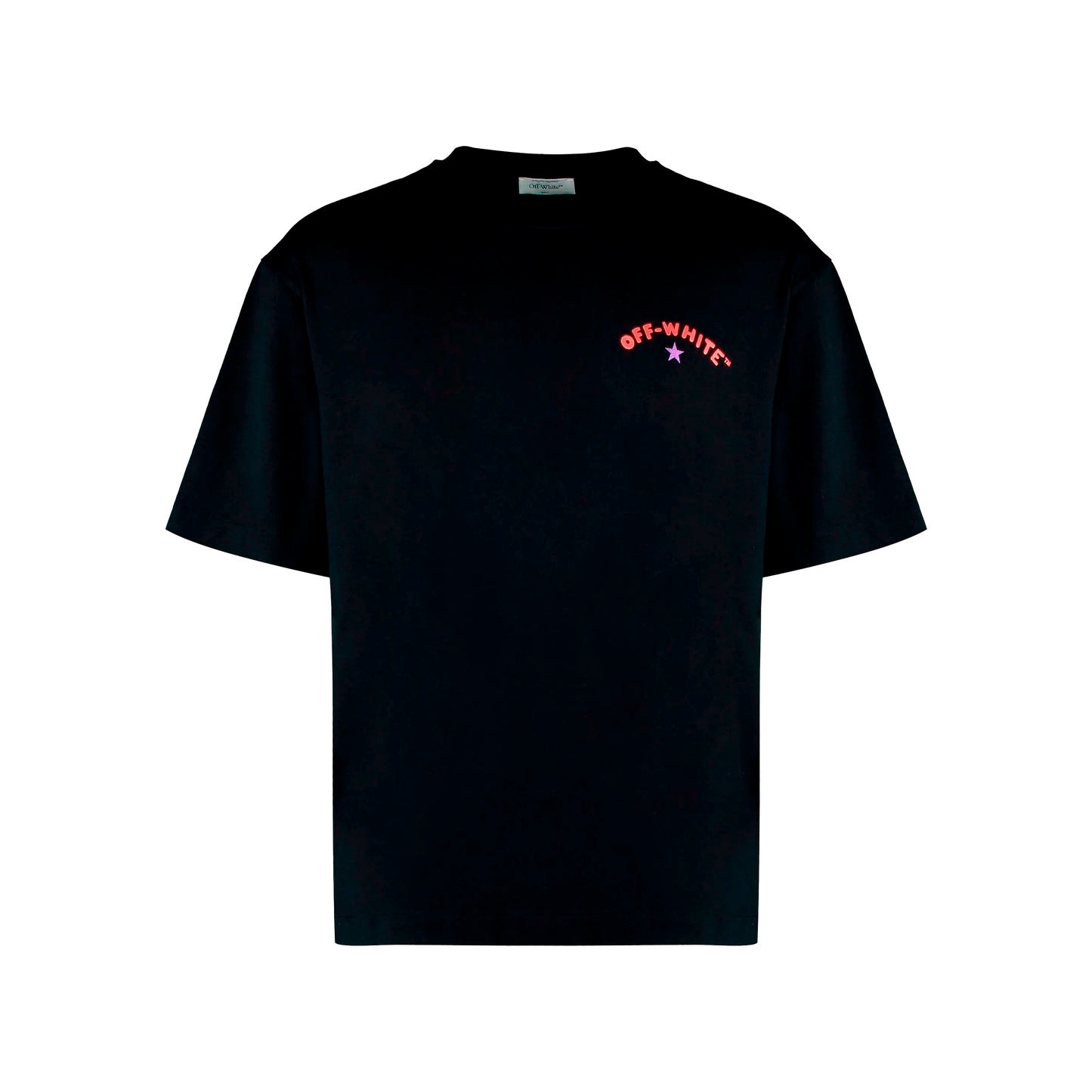 Camiseta Negra Off-White Star Arrow Skate