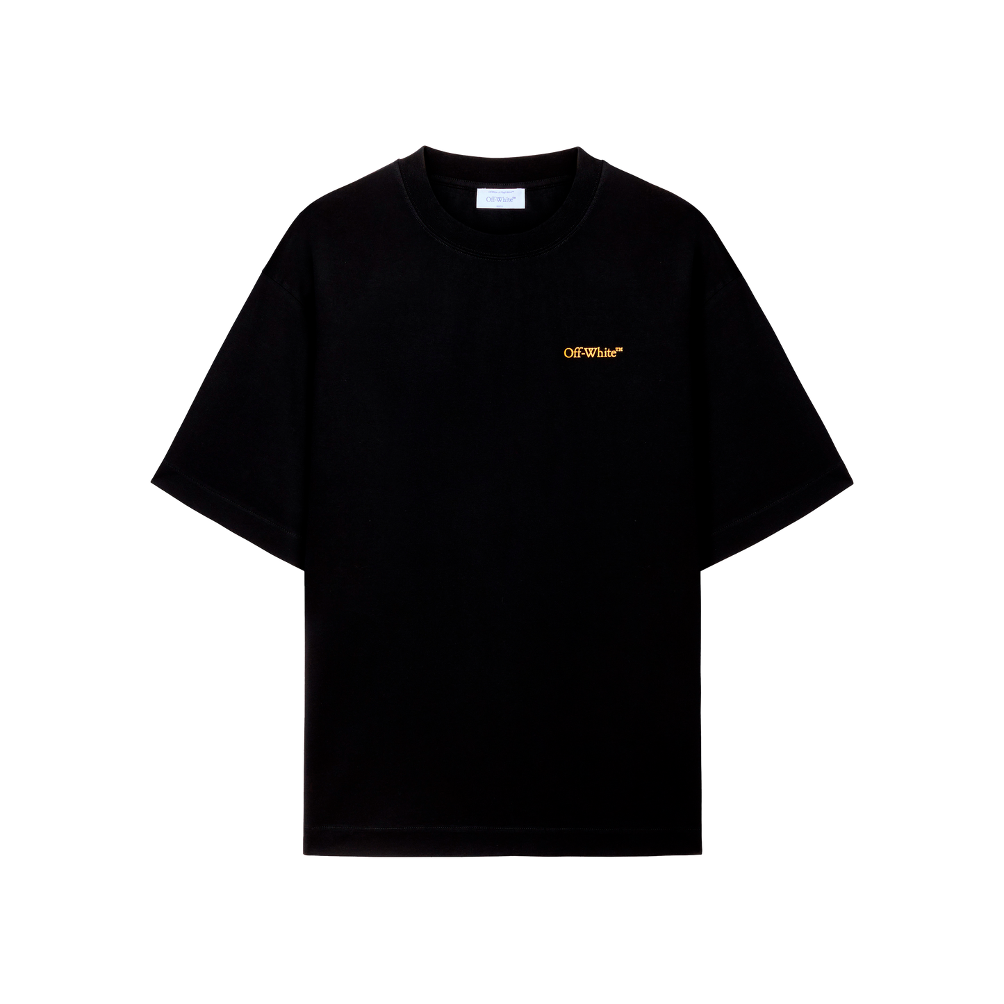 Camiseta Negra Off-White Tape Arrow Skate