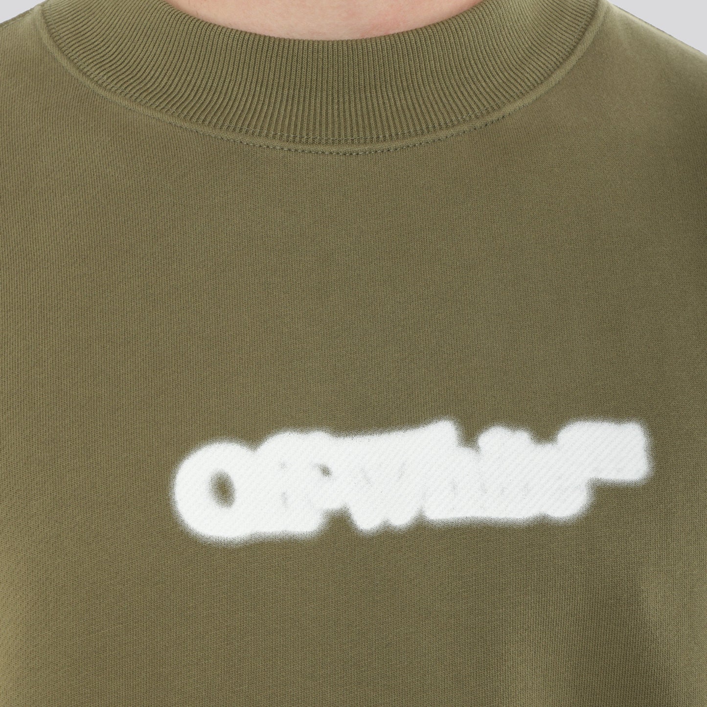Buzo Verde Off-White Spray Arrow