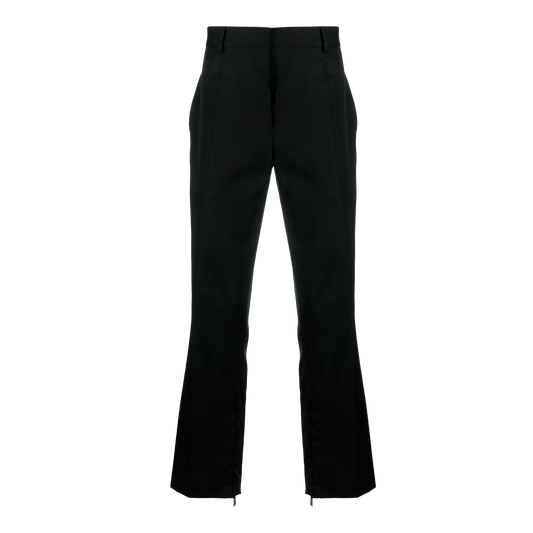 Pantalón Negro Off-White Slim Zip