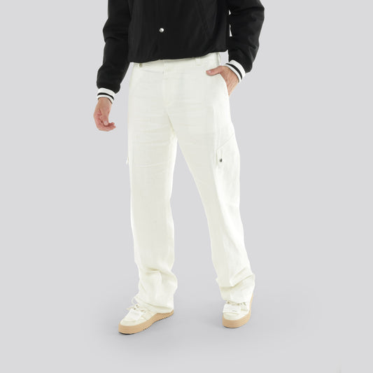 Pantalón Blanco Off White Pocket