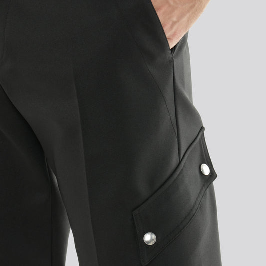 Pantalón Negro Off-White Cargo Drill Slim