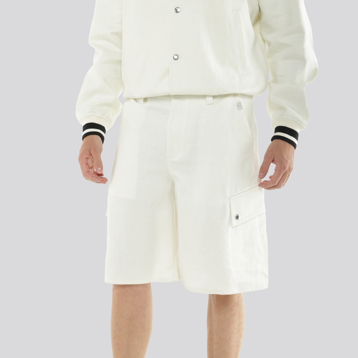 Pantaloneta Blanca Off White Pocket