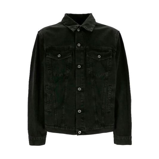 Chaqueta Negra Off-White Canv Varsity