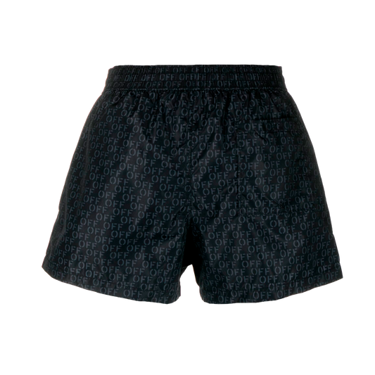Pantaloneta Negro Off-White Monogram