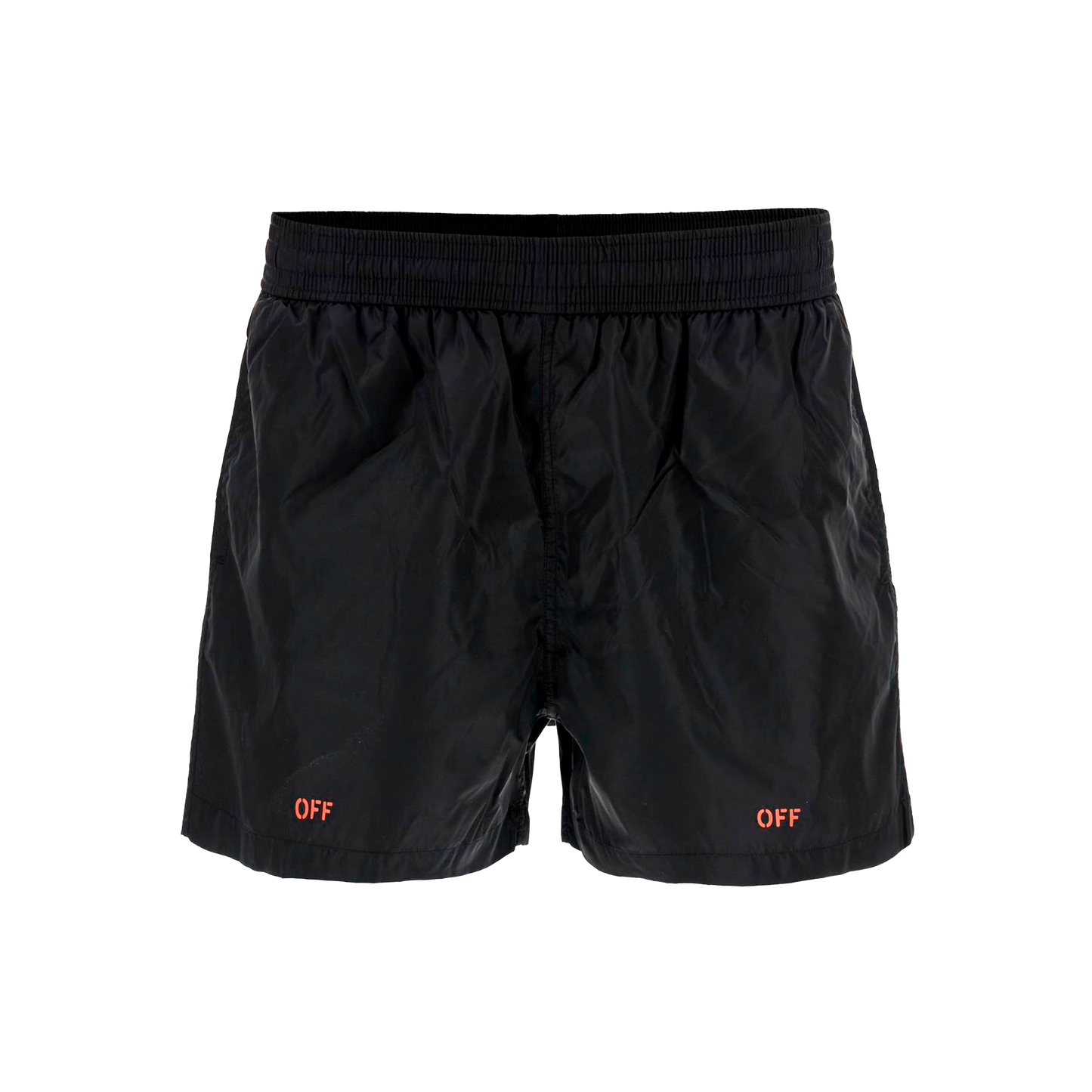 Pantaloneta Negro Off-White Rojo Off Stamp