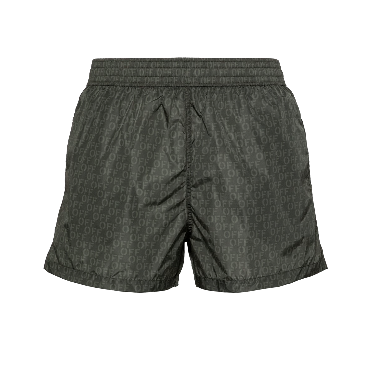 Pantaloneta Verde Off-White Monogram