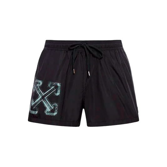Pantaloneta Negra Off-White Vibe Arrow