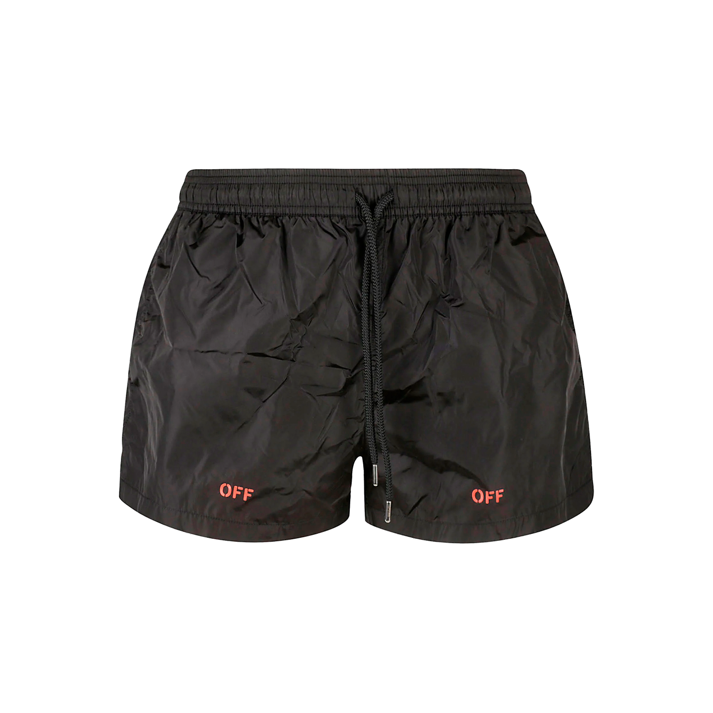 Pantaloneta Negra Off-White Spicy Orange