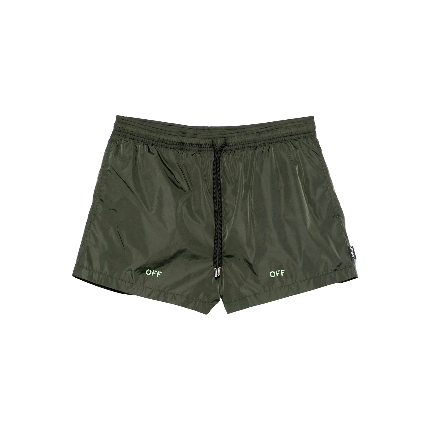 Pantaloneta Verde Off-White Off Stamp