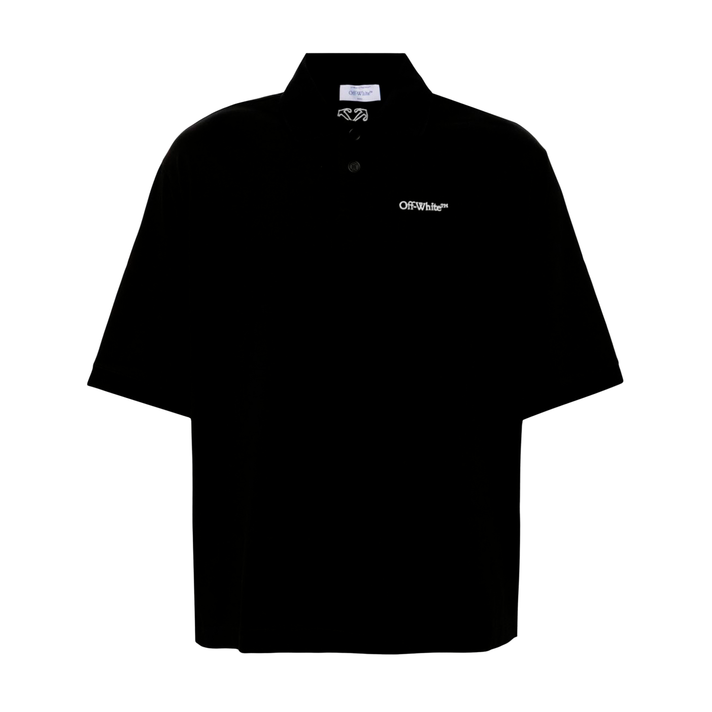 Polo Negro Off-White Bookish