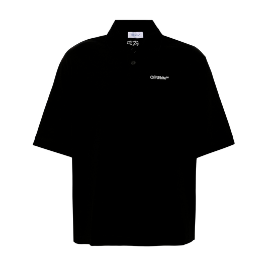 Polo Negro Off-White Bookish