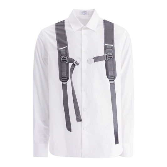 Camisa Blanca Off-White Backpack Skate