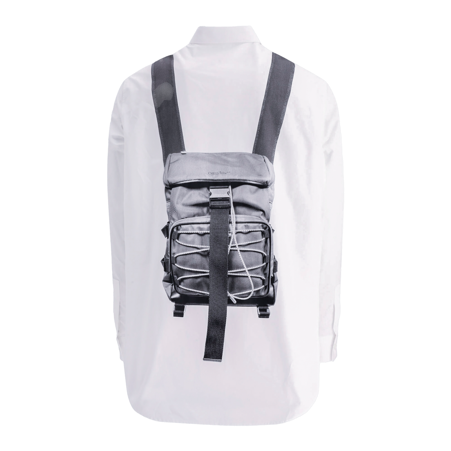Camisa Blanca Off-White Backpack Skate