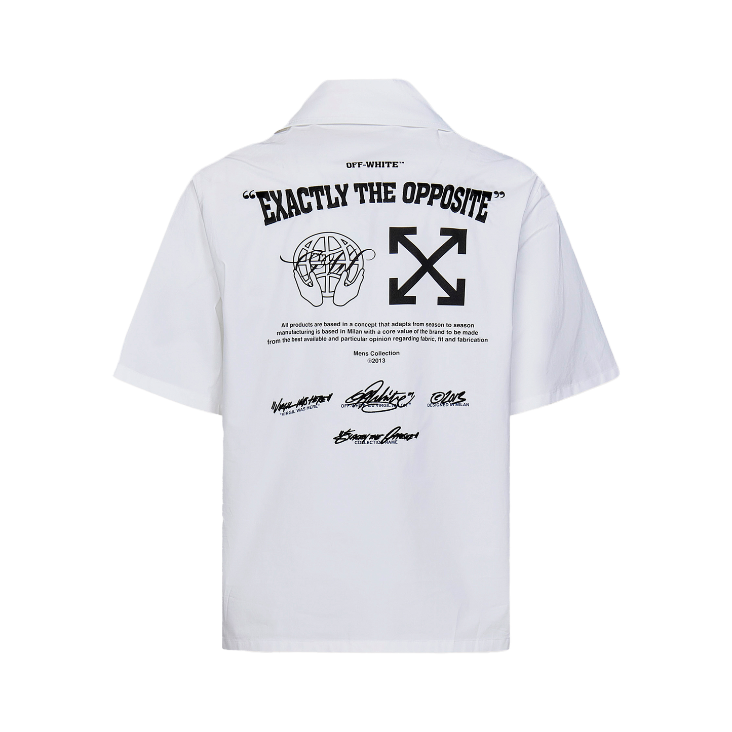 Camisa Blanca Off-White Exact Opp Holiday