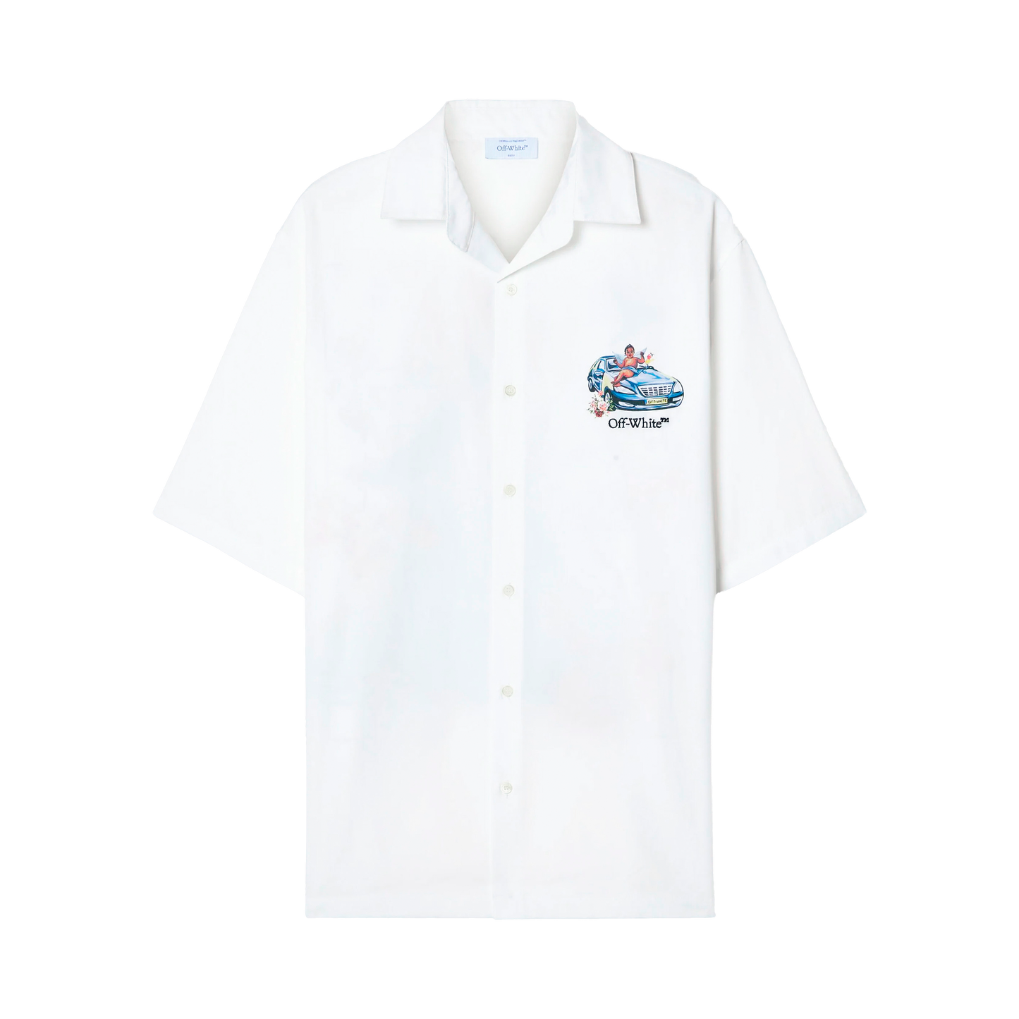 Camisa Blanca Off-White Fresco Arrow Bowling