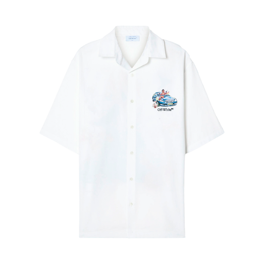 Camisa Blanca Off-White Fresco Arrow Bowling