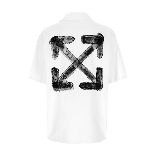 Camisa Blanca Off-White Spray Arrow