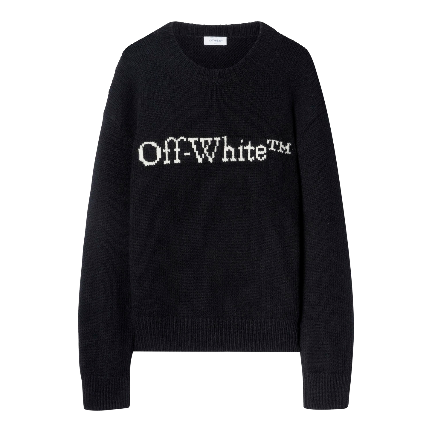 Buzo Negro Off-White Bookish Chunky