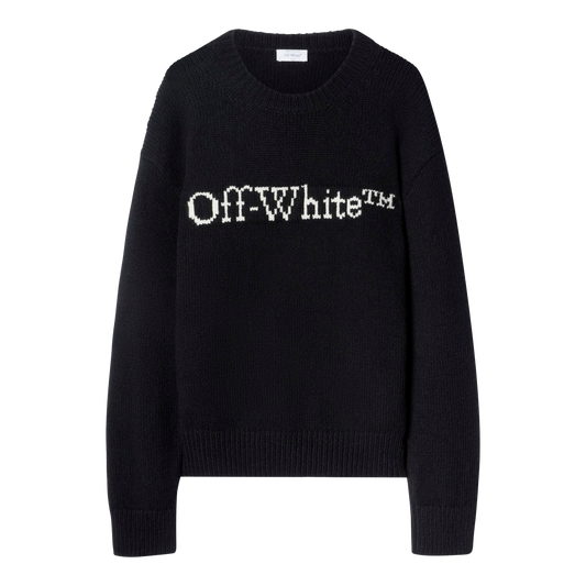 Buzo Negro Off-White Bookish Chunky