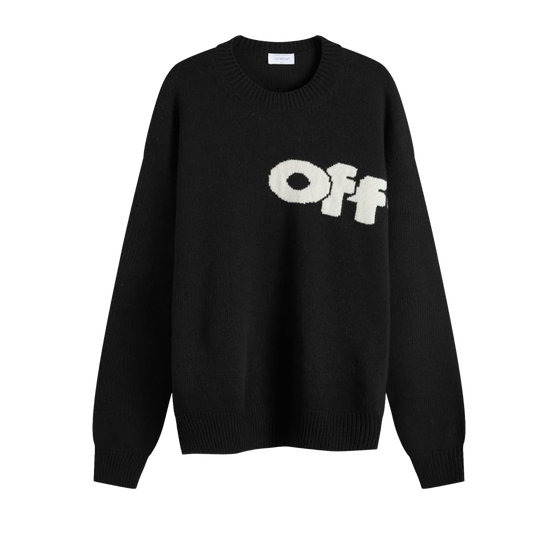 Buzo Negro Off-White Shared Logo