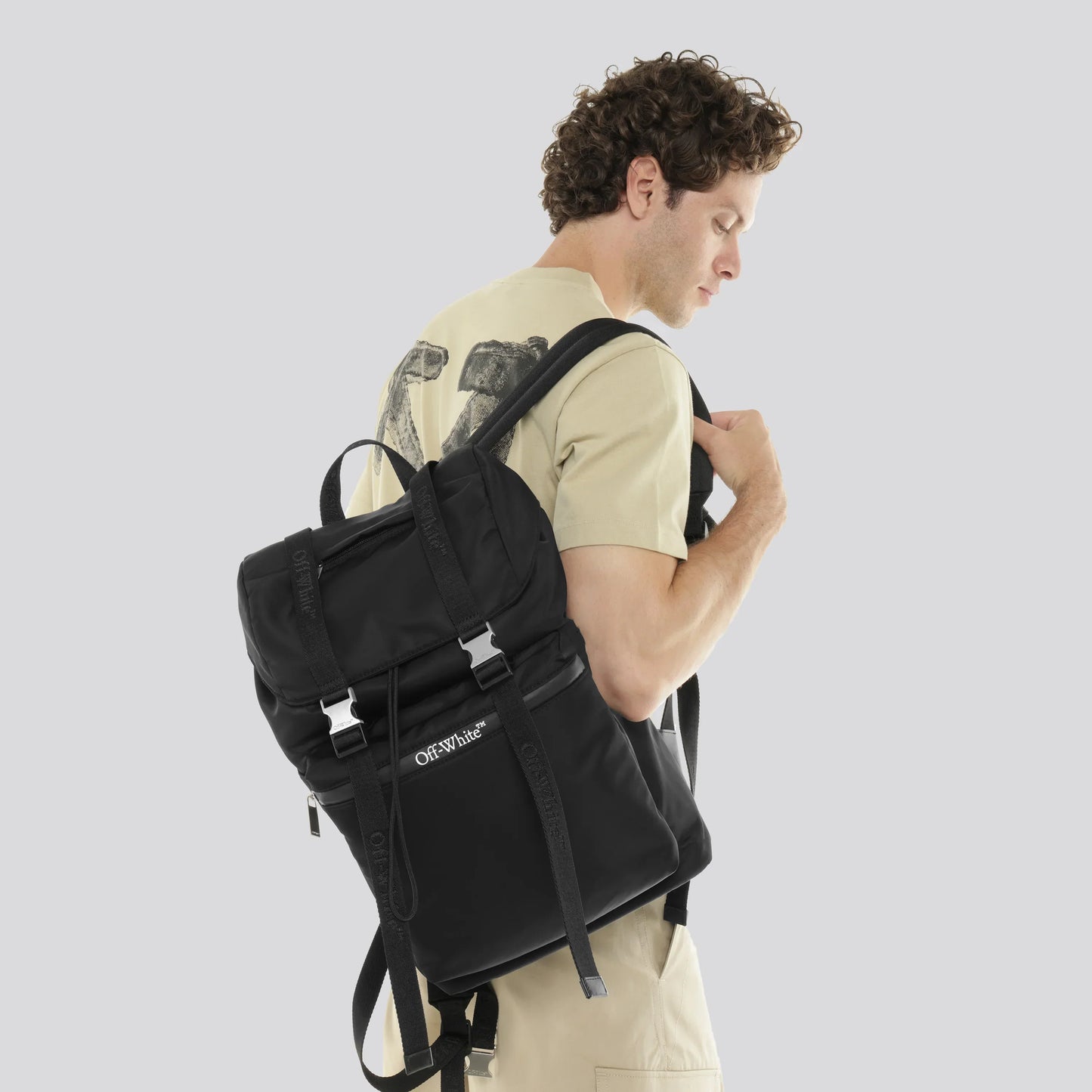 Mochila Negro Off-White Outdoor