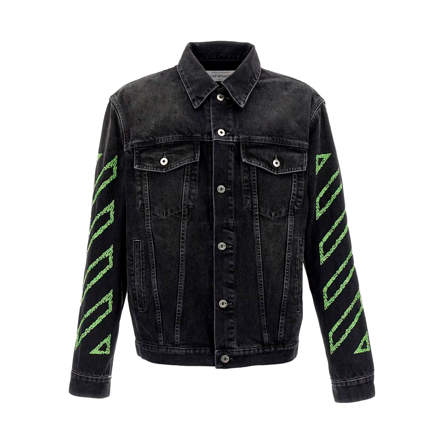 Chaqueta Negra Off-White Diag Skate