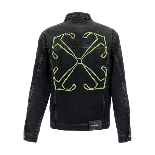 Chaqueta Negra Off-White Diag Skate