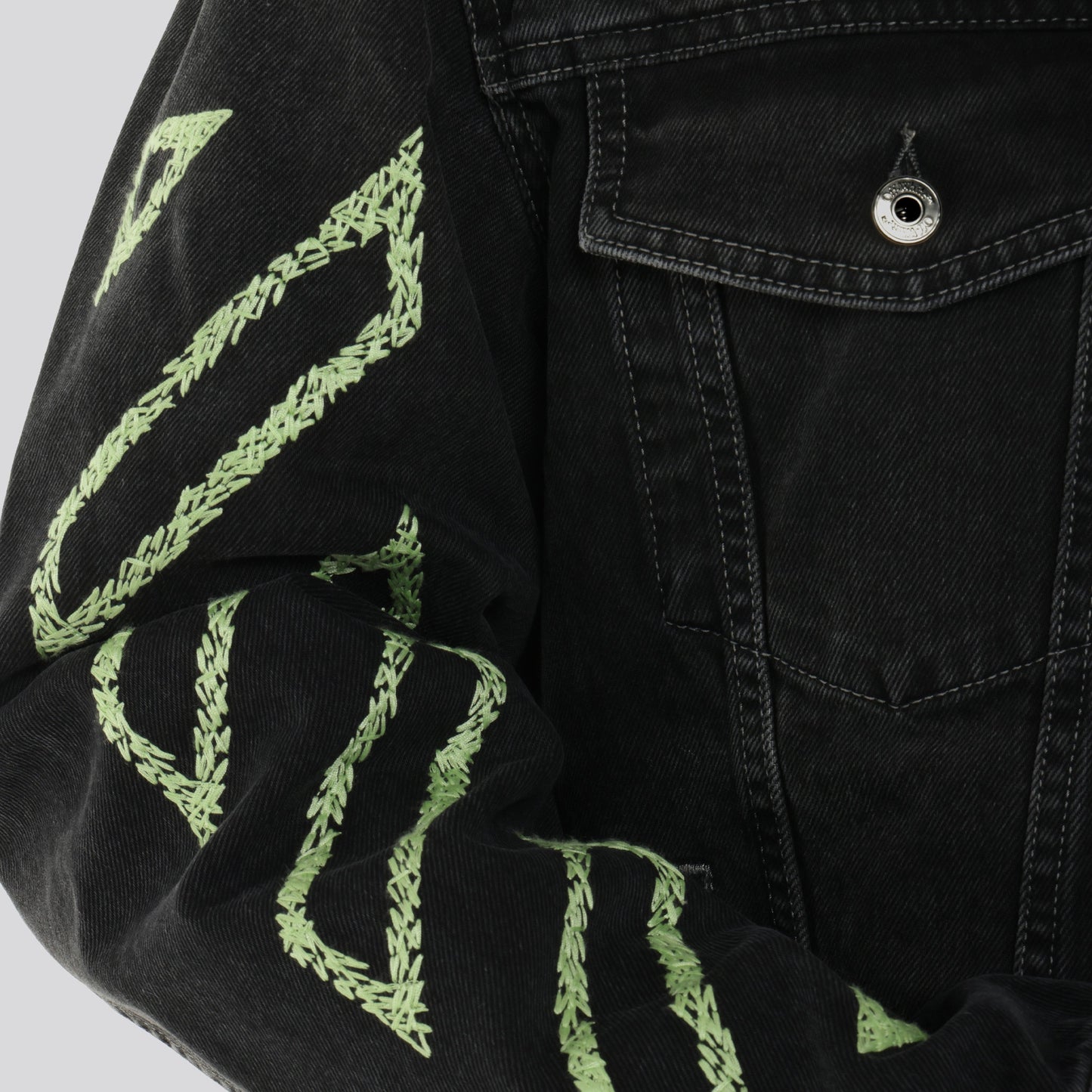 Chaqueta Negra Off-White Diag Skate