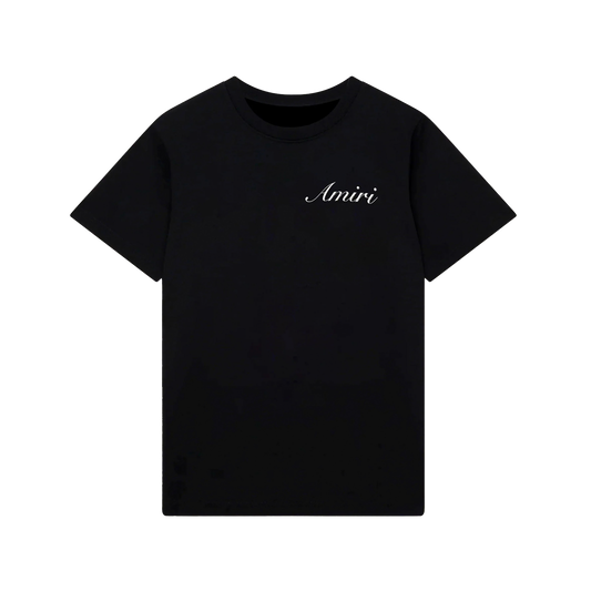 Camiseta Negra AMIRI Back Logo