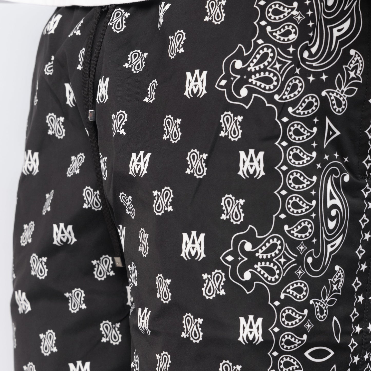 Pantaloneta Negra AMIRI Amiri Monogram