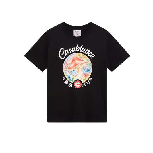 Camiseta Negra Casablanca Mushroom