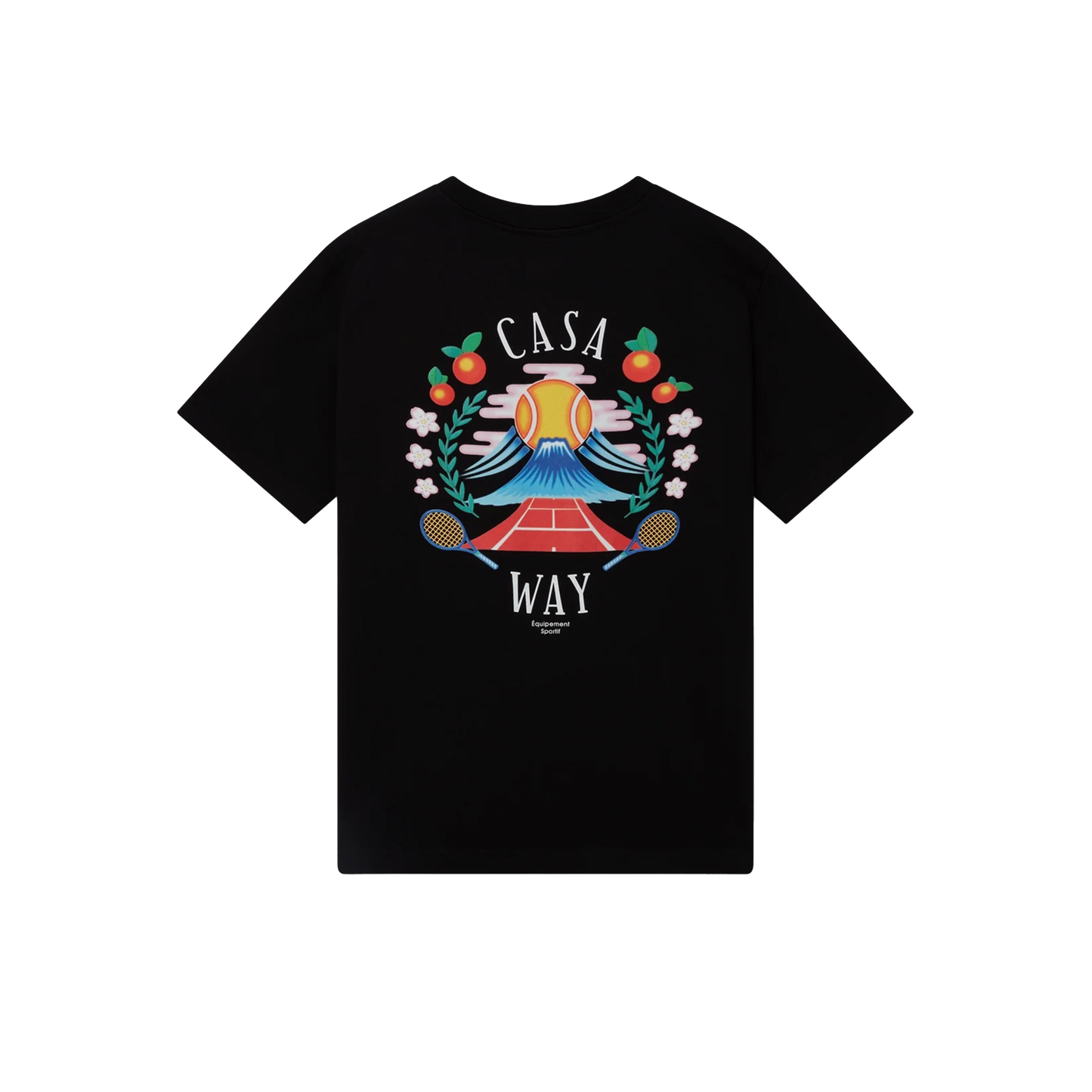 Camiseta Negra Casablanca Casa Way Mountain
