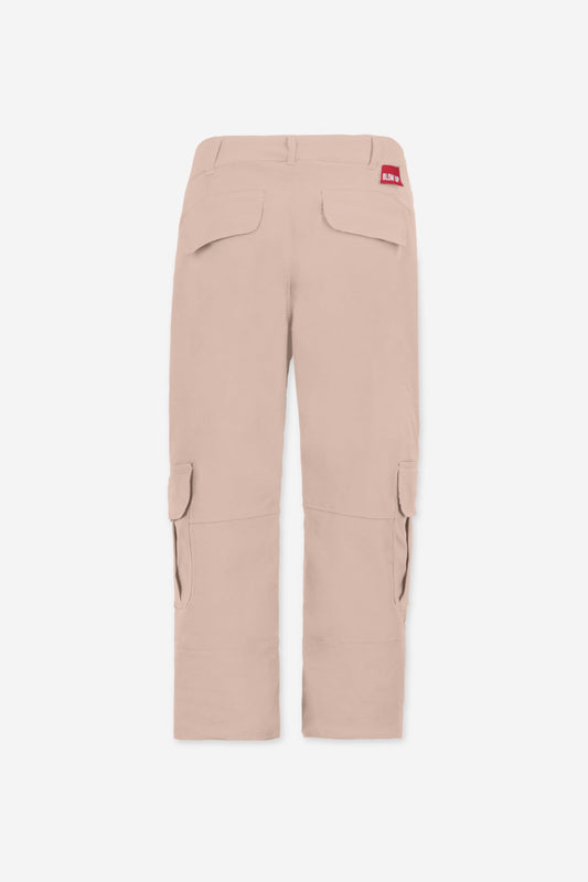 WESTERN OATMEAL WIDE CARGO PANTS