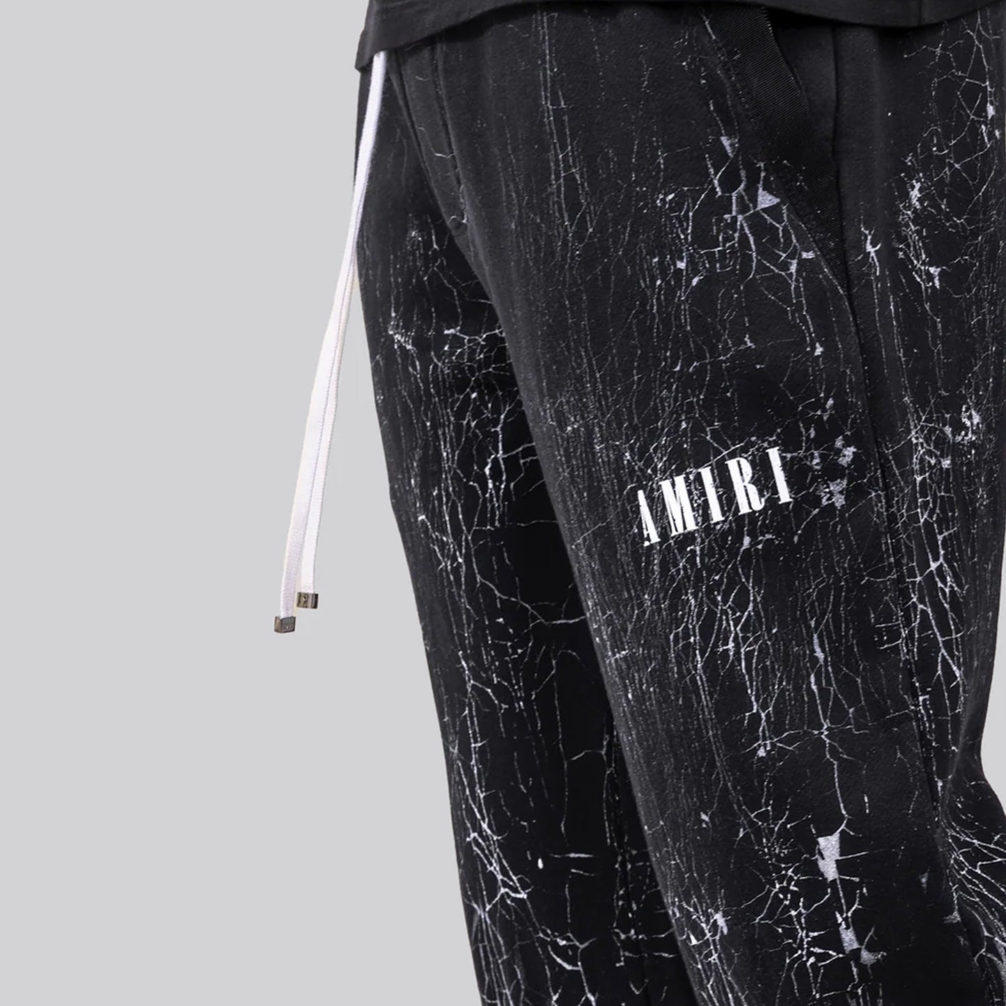 Jogger Negro AMIRI Cracked