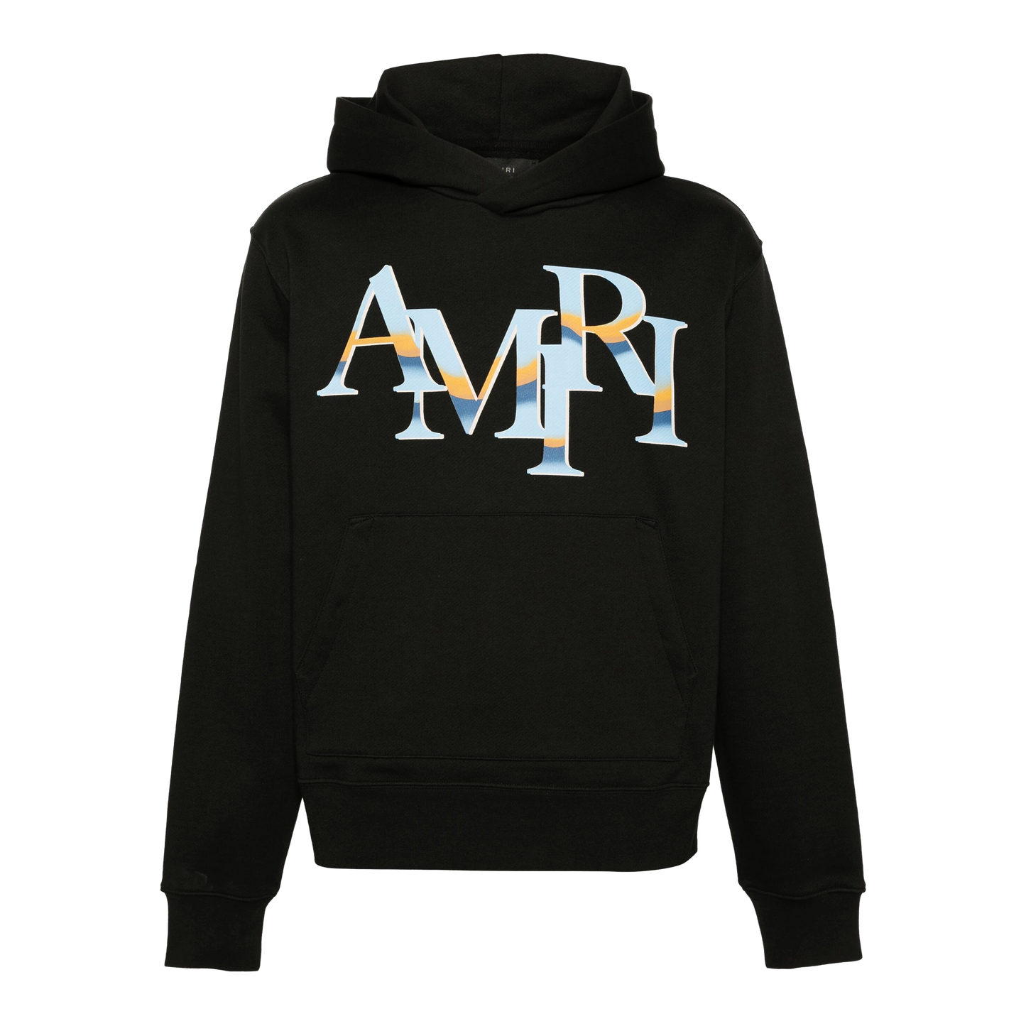 Buzo Tipo Hoodie Negro AMIRI Staggered Chrome